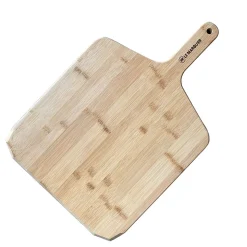 Le Marquier Planche à découper pour pizza en bambou - L.48 x P.30,5 x H.1,5 cm