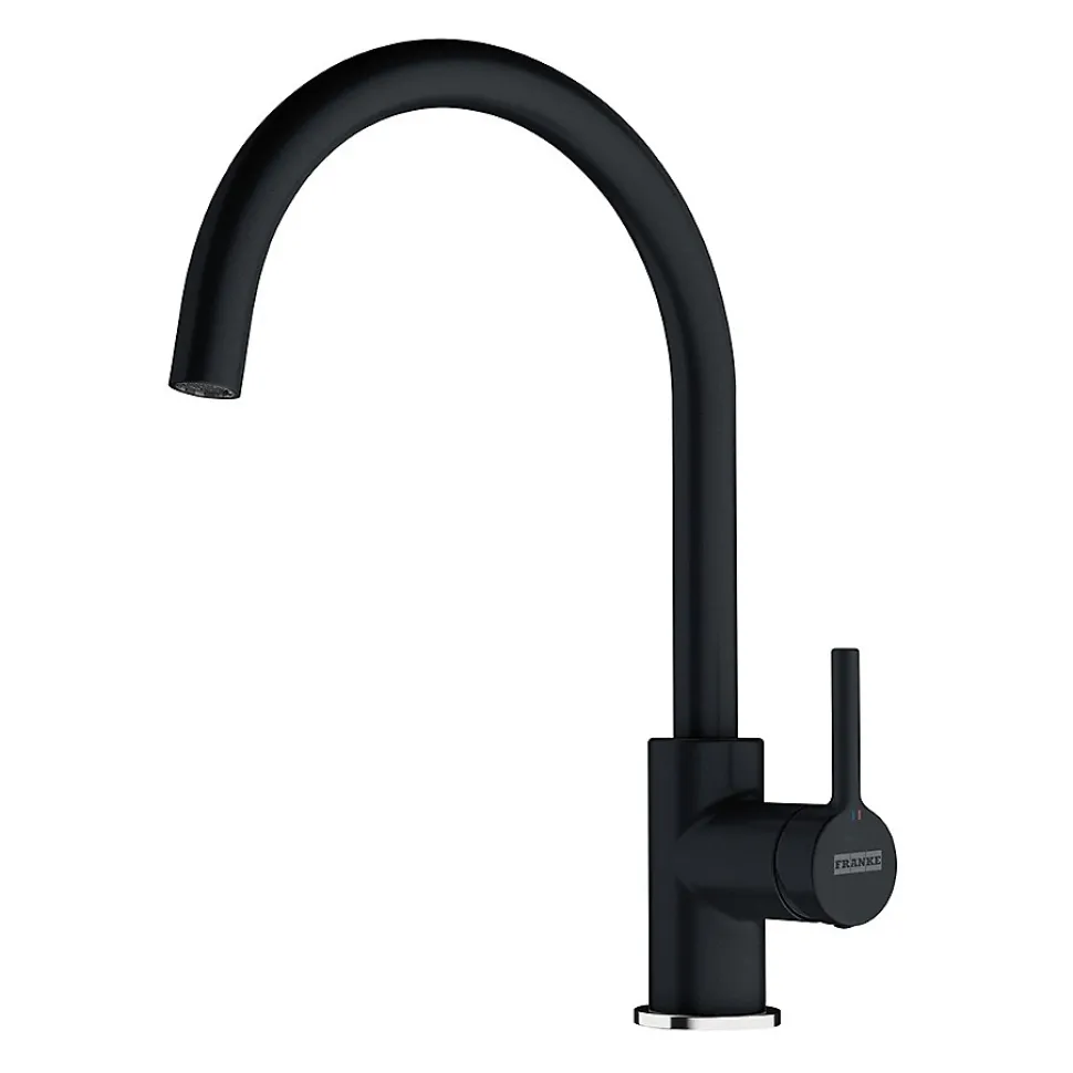 Lina, Mitigeur d'évier Fragranit FC 6018.071, Noir Onyx (115.0626.020)