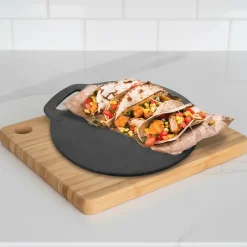 Litina Plaque En Fonte Pour Tortillas Et Crêpes Cuisson Uniforme Sur Feu Durable Et Polyvalente Pour Chefs A Domicile