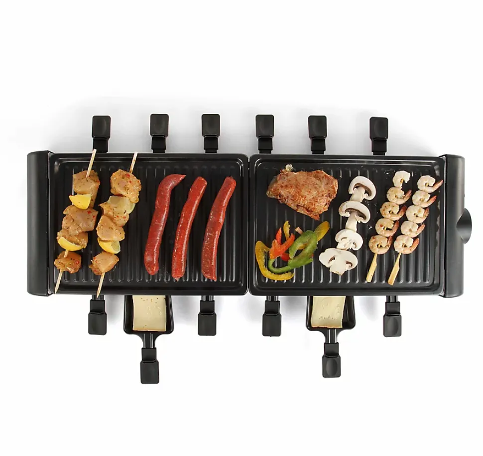 LIVOO DOC185 Appareil a raclette 12 personnes - Noir