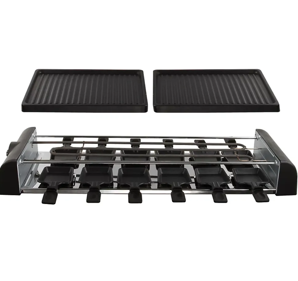 LIVOO DOC185 Appareil a raclette 12 personnes - Noir