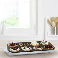 LIVOO DOC186 Crepiere électrique Maxi Crepes Party - Blanc