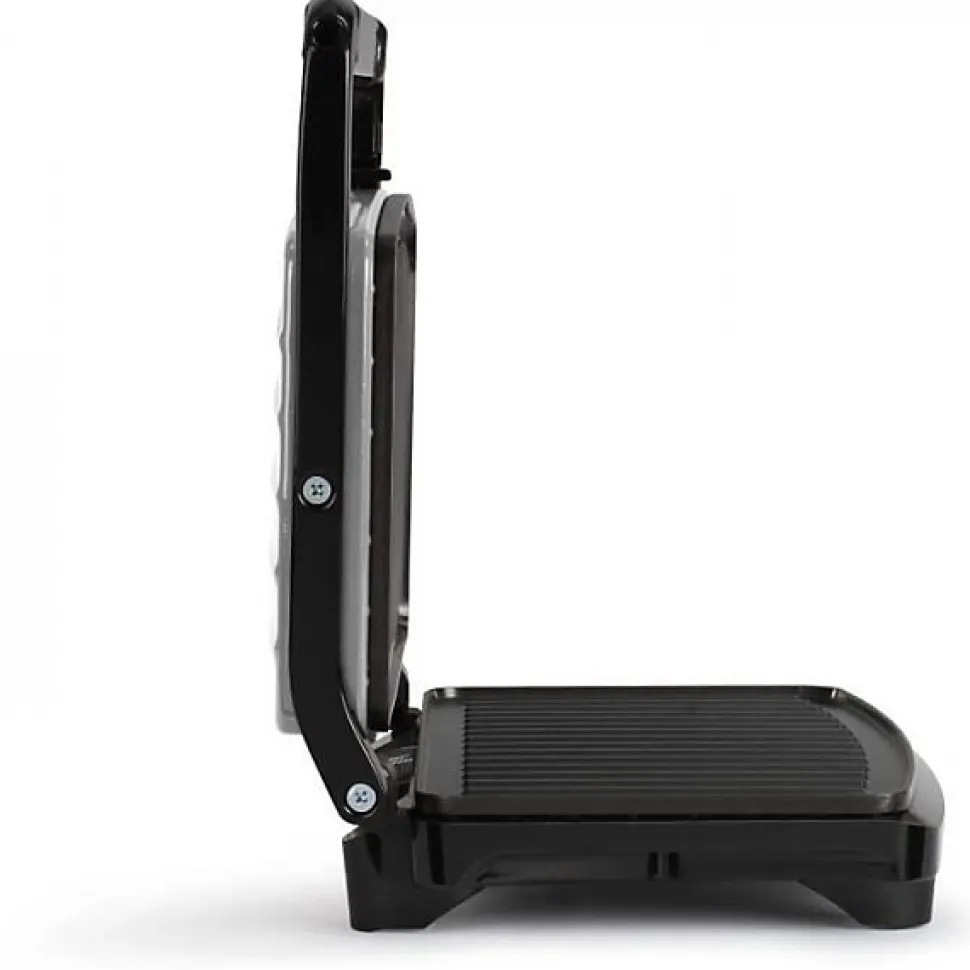 LIVOO DOC232G - Grill compact - 23x15cm - Revetement anti-adhésif - Témoin lumineux de chauffe - Charniere ajustable