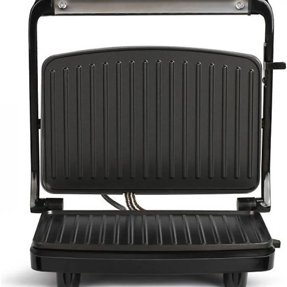 LIVOO DOC232G - Grill compact - 23x15cm - Revetement anti-adhésif - Témoin lumineux de chauffe - Charniere ajustable