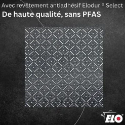 Lot 4 Faitouts Elo Relief Solution 12/16/20/26cm & Poêle 28cm