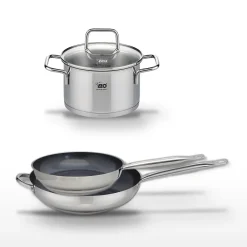 Lot 2 Poêles 28/32cm et Faitout 14cm Elo Profi Therm Platinum