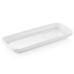 Lot de 6 Assiettes longue a grignoter en Porcelaine L 235 mm l 90 mm H 25 mm - Was Germany