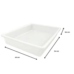 Lot de 12 Bacs Alimentaires (15l- Avec Couvercle) - Salles à manger, cuisines, boucheries, restaurants, hôtellerie, traiteurs