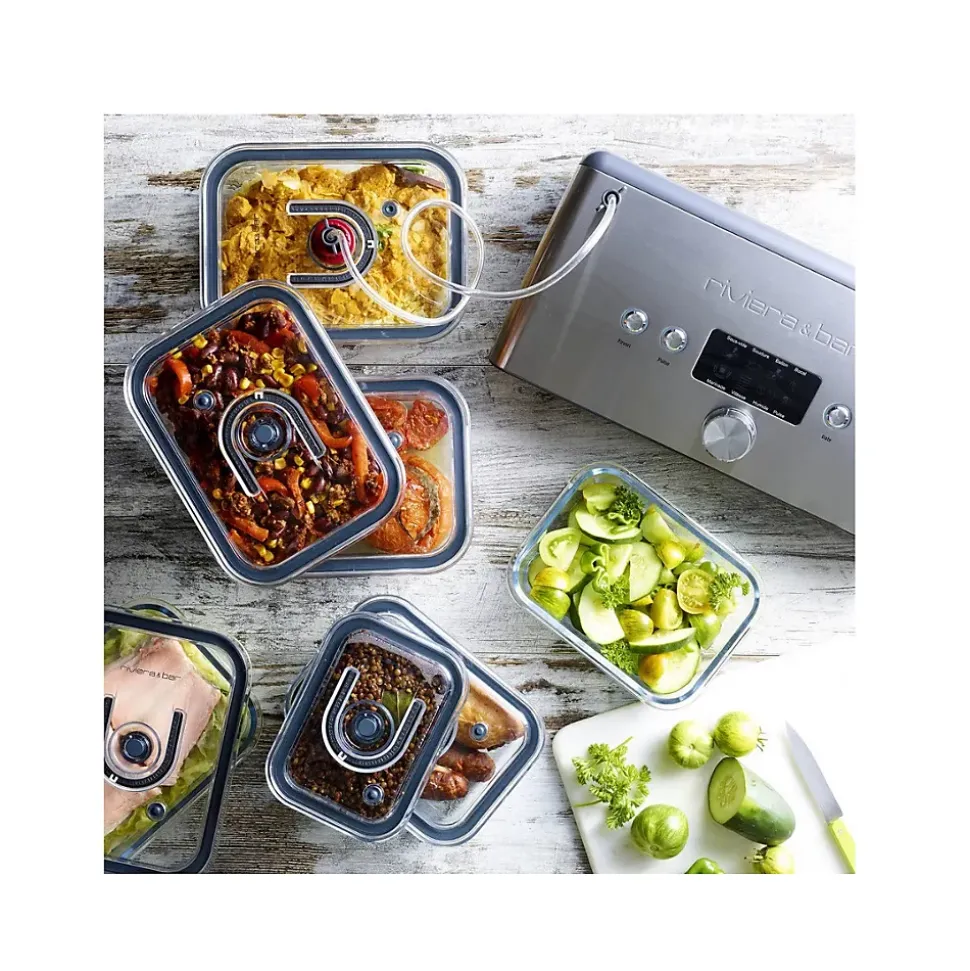 Lot de 2 boîtes pour appareil sous vide Riviera & Bar PSV960