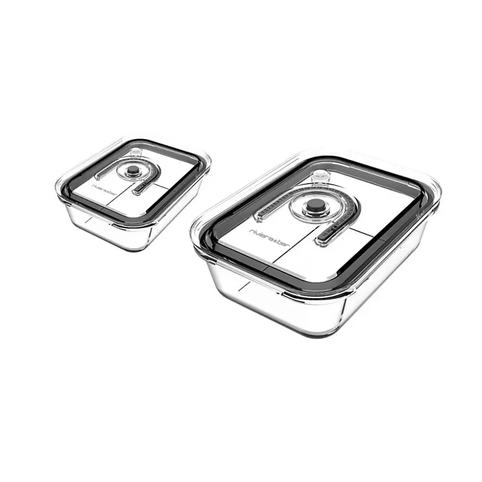 Lot de 2 boîtes pour appareil sous vide Riviera & Bar PSV960