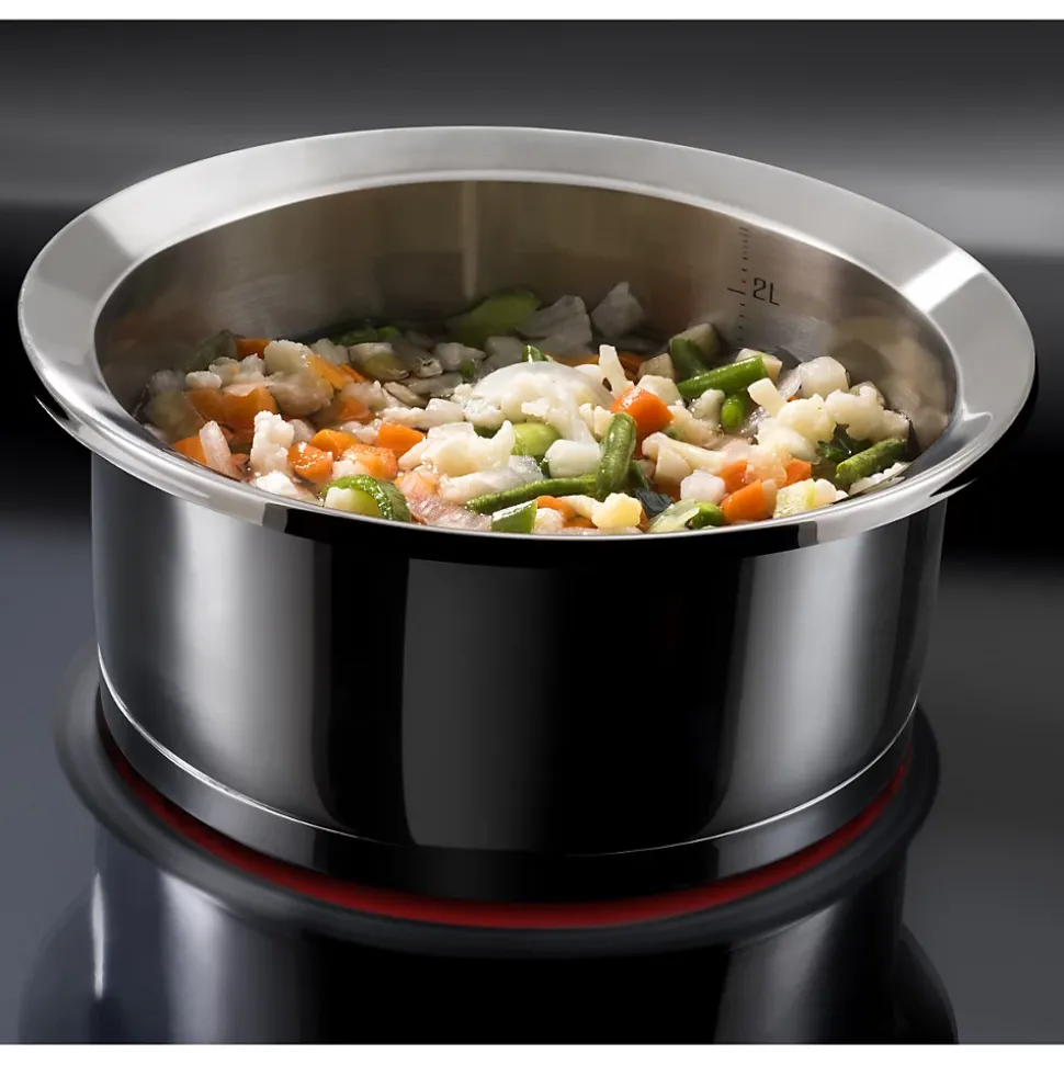 Lot de 2 casseroles 16/20cm avec poignée amovible Inox - Ycône par Cuisinox