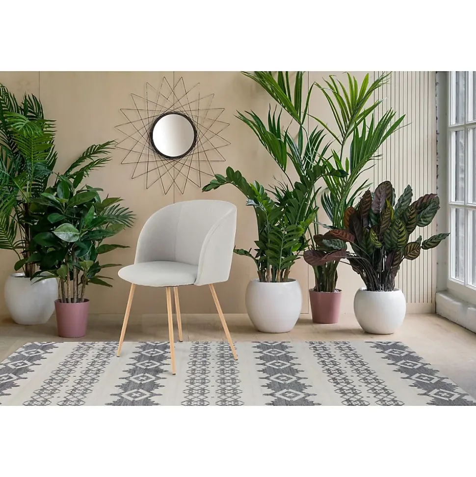 Lot de 2 Chaises Déco "Celina" 84 cm Gris