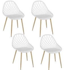 Lot de 4 Chaises Design 