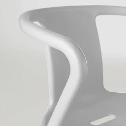 Lot de 4 chaises plastique blanc Oviala