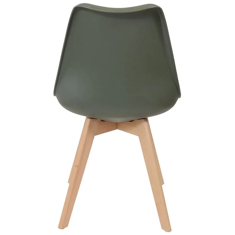 Lot de 4 Chaises Scandinave "Skansen" 81cm Kaki