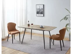 Lot de 2 Chaises "Tina" Marron