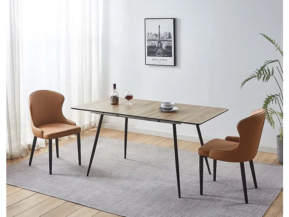 Lot de 2 Chaises "Tina" Marron