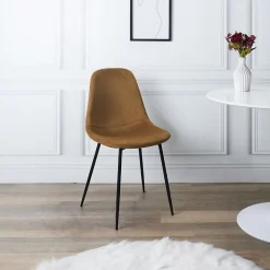 Lot de 4 Chaises Velours 