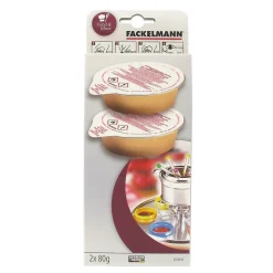 Lot de 2 coupelles d'alcool gélifié Fackelmann