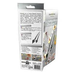 Lot de 2 cuillères plumes à décoration pâtissière Jean Daudignac