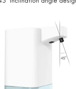 Lot de 2 distributeurs de savon automatiques de 400 ml pour salle de bain - Distributeur de savon électrique