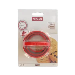 Lot de 3 emporte-pièces ronds avec poignée Zenker Emporte-pièces