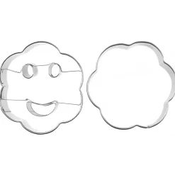 Lot de 2 emporte-pièces smiley forme aléatoire Zenker Emporte-pièces