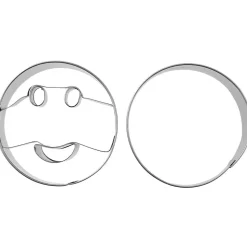 Lot de 2 emporte-pièces smiley forme aléatoire Zenker Emporte-pièces