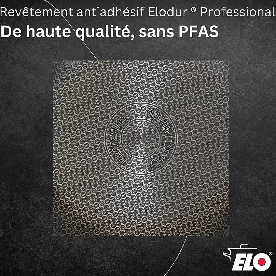 Lot de 4 Faitouts Elo Relief Evolution et 1 Poêle 32cm