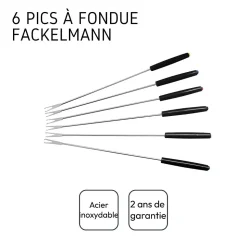 Lot de 6 fourchettes à fondue savoyarde Fackelmann