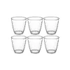 Lot de 6 Gobelets Bas "Rome'Eau" 25cl Transparent
