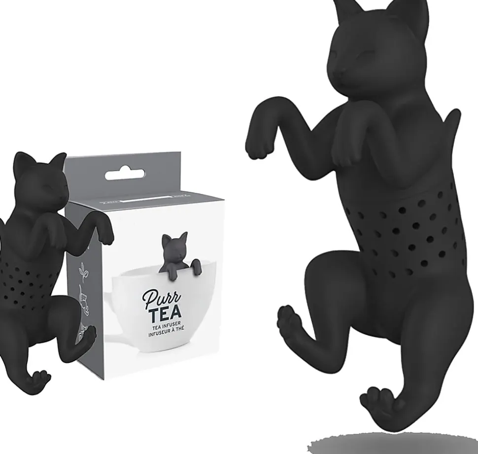 Lot de 2 infuseurs à thé chaton en silicone