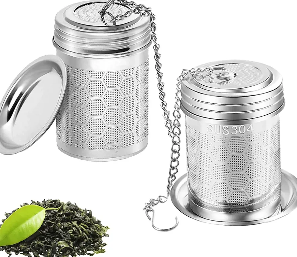 Lot de 2 infuseurs à thé en acier inoxydable