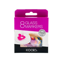 Lot de 8 marqueurs de verre daisy Multicolore - Tag par Koala