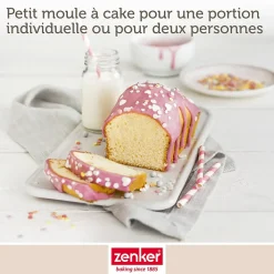 Lot de 4 mini moules à cakes 15 cm Zenker Special Mini