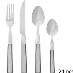 Lot de 2 Ménagères Tamaris - 48 couverts - Inox