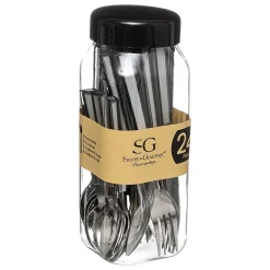 Lot de 2 Ménagères Tamaris - 48 couverts - Inox