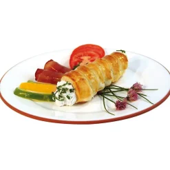 Lot de 4 moules à gâteau en tube 13 x 2,5 cm Zenker