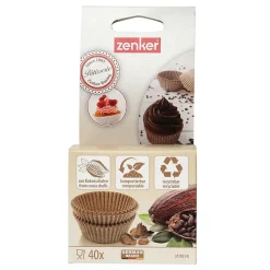 Lot de 40 moules à muffins en papier 7 cm Zenker Smart Pastry