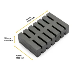 Lot de 5 pastilles anti-odeurs pour couvercle de conteneur Recycle, Odeur de citron, Plastique