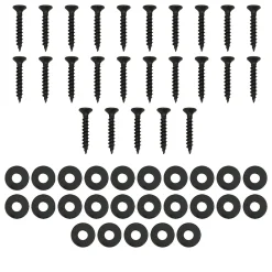 Lot de 2 pieds de table ECD Germany forme rectangulaire 70x72 cm noir acier revêtu par poudre