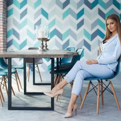 Lot de 2 pieds de table ECD Germany forme rectangulaire 60x72 cm anthracite acier revêtu par poudre