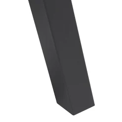 Lot de 2 pieds de table Heustreu acier 40 x 40 cm noir en.casa