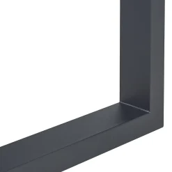 Lot de 2 pieds de table Makers acier 40 x 64 cm noir en.casa