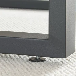 Lot de 2 pieds de table Makers acier 40 x 64 cm noir en.casa