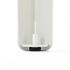 Lot de 2 pieds DECO-GEM pour table mange debout en acier finition époxy blanc à visser, H.86 cm