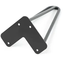 Lot de 4 pieds épingle 40,5 cm pour table noir design industriel