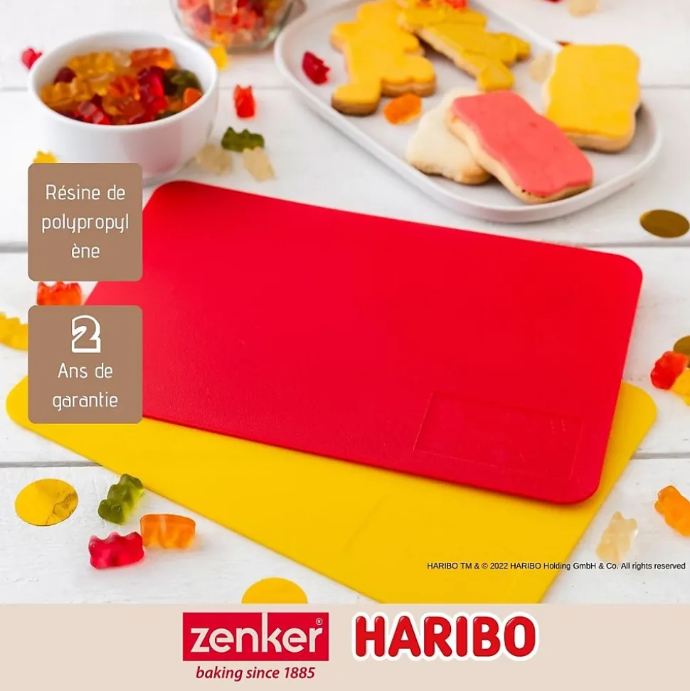 Lot de 2 planches à découper en plastique 24,5 x 16 cm Zenker Haribo