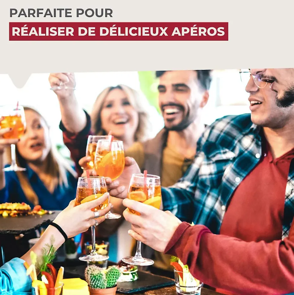 Lot de 2 planches à pizza et tarte flambée en bois 30 cm Fackelmann Pizzas Lovers