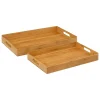 Lot de 2 plateaux de service Bambou - 5Five